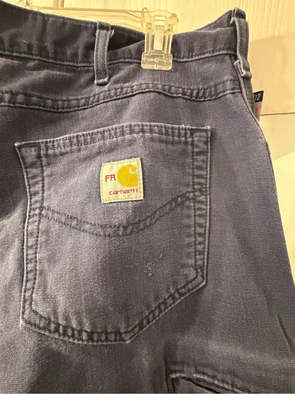 Carhartt Men's Relaxed Navy Work Jeans 40x32